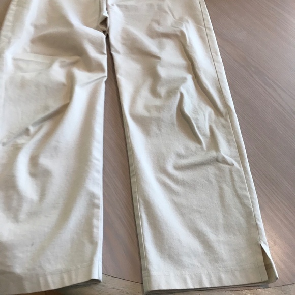 Eileen Fisher Pants - 𝅺TAN pants with small slit on ankles.